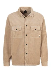 OLYMP Langarmhemd Casual Braun/Beige/Khaki