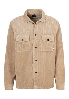 OLYMP Langarmhemd Casual Braun/Beige/Khaki