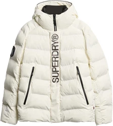 Superdry Steppjacke Hooded City Graphic Puffer Jkt wei
