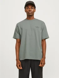 Jack & Jones Rundhalsshirt JPRBLACHAD BRANDING SS CREW NECK TEE Dunkelgrün/Grün