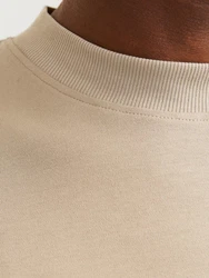 Jack & Jones Rundhalsshirt JPRBLACHAD BRANDING SS CREW NECK TEE Khaki/Braun/Beige