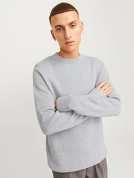 JACK & JONES Pullover JPRBLAMILANO graumeliert
