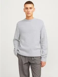 JACK & JONES Pullover JPRBLAMILANO graumeliert