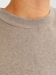 JACK & JONES Pullover JPRBLAMILANO Khaki/Braun/Grau/Beige