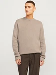 JACK & JONES Pullover JPRBLAMILANO Khaki/Braun/Grau/Beige