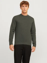 JACK & JONES Pullover JPRBLAMILANO Dunkelgrün/Grün