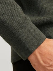 JACK & JONES Pullover JPRBLAMILANO Dunkelgrün/Grün