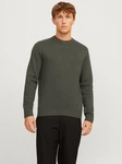JACK & JONES Pullover JPRBLAMILANO Dunkelgrün/Grün