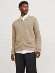 JACK & JONES Strickjacke 'JPRBLamilano' taupe