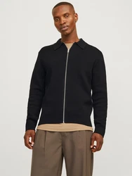 JACK & JONES Strickjacke 'JPRBLamilano' schwarz