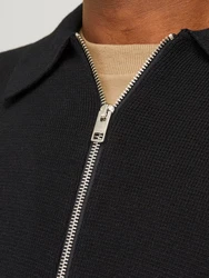 JACK & JONES Strickjacke 'JPRBLamilano' schwarz