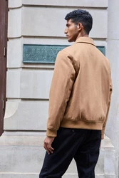 Next Hemdjacke mit Reißverschluss (1-St) Braun/Beige