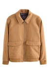 Next Hemdjacke mit Reißverschluss (1-St) Braun/Beige