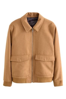 Next Hemdjacke mit Reißverschluss (1-St) Braun/Beige Next Hemdjacke mit Reißverschluss (1-St) Braun/Beige