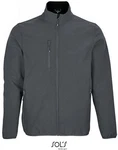 SOLS Mens Falcon Zipped Softshell Jacket Dunkelgrau/Grau/Hellgrau/Dunkelblau