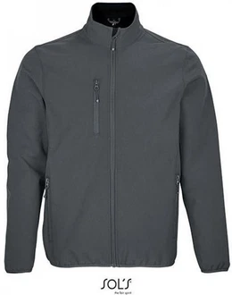 SOLS Mens Falcon Zipped Softshell Jacket Dunkelgrau/Grau/Hellgrau/Dunkelblau SOLS Mens Falcon Zipped Softshell Jacket Dunkelgrau/Grau/Hellgrau/Dunkelblau