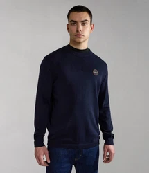 Napapijri Strickpullover DERRI C (1-tlg) Dunkelblau