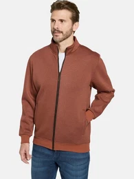 Sweatjacke NORIETTA im feinen Streifenmuster