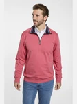 Babista Sweatshirt MODAVERA mit Troyerkragen Rosa/Dunkelrot/Rot