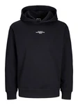 Jack & Jones Sweatshirt Hoodie JCOALPHA Schwarz/Dunkelblau