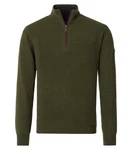 Redmond Strickpullover Troyer Dunkelgrün