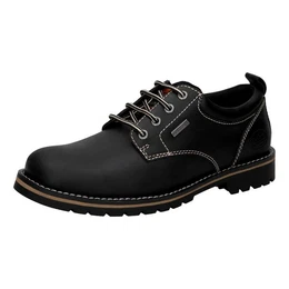 Herren Halbschnrschuhe Schnrboots aus Echtleder