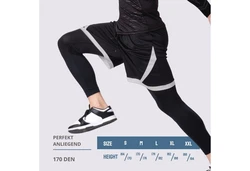 Ladeheid Funktionsunterhose für Herren (LA40-260) Dunkelgrau/Schwarz/Grau/Dunkelblau