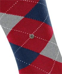 Burlington Kniestrümpfe King Ganzjahresqualität Rot/Bordeaux