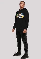 F4NT4STIC Rundhalspullover Star Wars Character Logo Schwarz/Blau/Gelb/Beige