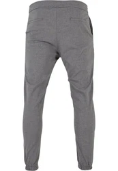 2Y Studios Stoffhose Cropped Pants Hellgrau/Dunkelgrau/Grau