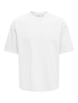 Only & Sons Shirt ONSCASPIAN Weiß/Grau/Creme Only & Sons Shirt ONSCASPIAN Weiß/Grau/Creme
