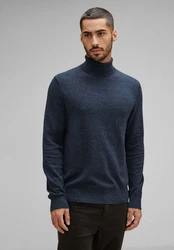 STREET ONE Rollkragenpullover Dunkelblau/Blau