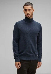 STREET ONE Rollkragenpullover Dunkelblau/Blau