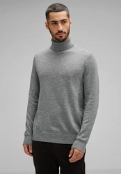 STREET ONE Rollkragenpullover Grau/Dunkelgrau/Hellgrau