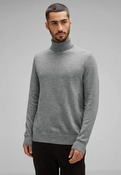 STREET ONE Rollkragenpullover Grau/Dunkelgrau/Hellgrau