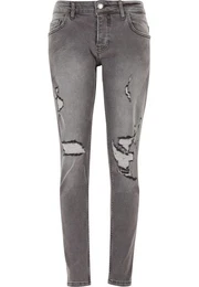 Bequeme Jeans Herren 2Y Destroyed Skinny Denim