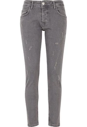 Bequeme Jeans Herren 2Y Destroyed Skinny Cropped Denim