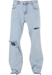 Bequeme Jeans Herren 2Y Destroyed Straihgt Fit Jeans (1-tlg)