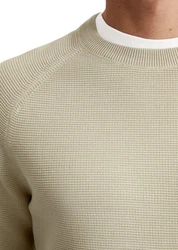 Marc O'Polo Rundhalspullover Khaki/Beige/Gold/Braun