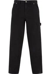 Urban Classics Twill Double Knee Pants Dunkelblau/Schwarz