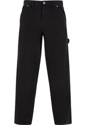 Urban Classics Twill Double Knee Pants Dunkelblau/Schwarz
