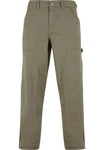 Urban Classics Twill Double Knee Pants Khaki/Dunkelgrün