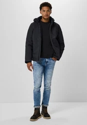 STREET ONE MEN Blouson Winterjacke Dunkelblau/Dunkelgrau/Schwarz