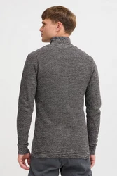 Indicode Strickjacke IDJadan Dunkelgrau/Hellgrau/Grau/Schwarz