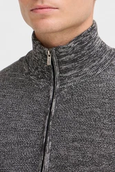 Indicode Strickjacke IDJadan Dunkelgrau/Hellgrau/Grau/Schwarz