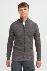 Indicode Strickjacke IDJadan Dunkelgrau/Hellgrau/Grau/Schwarz