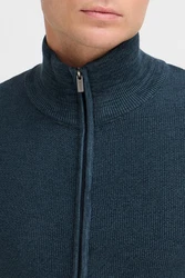 Indicode Strickjacke IDJadan Dunkelblau/Hellblau/Blau