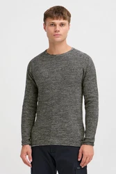 Indicode Strickpullover IDJadas Dunkelgrau/Grau/Hellgrau