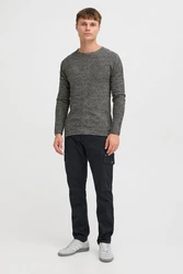 Indicode Strickpullover IDJadas Dunkelgrau/Grau/Hellgrau
