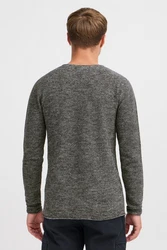 Indicode Strickpullover IDJadas Dunkelgrau/Grau/Hellgrau